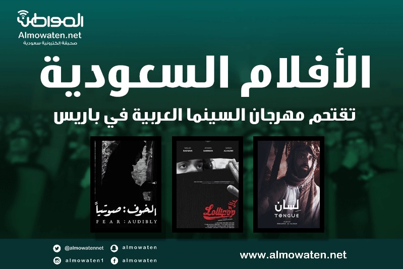 إنفوجرافيك “المواطن”.. الأفلام السعودية تقتحم مهرجان السينما العربية في باريس