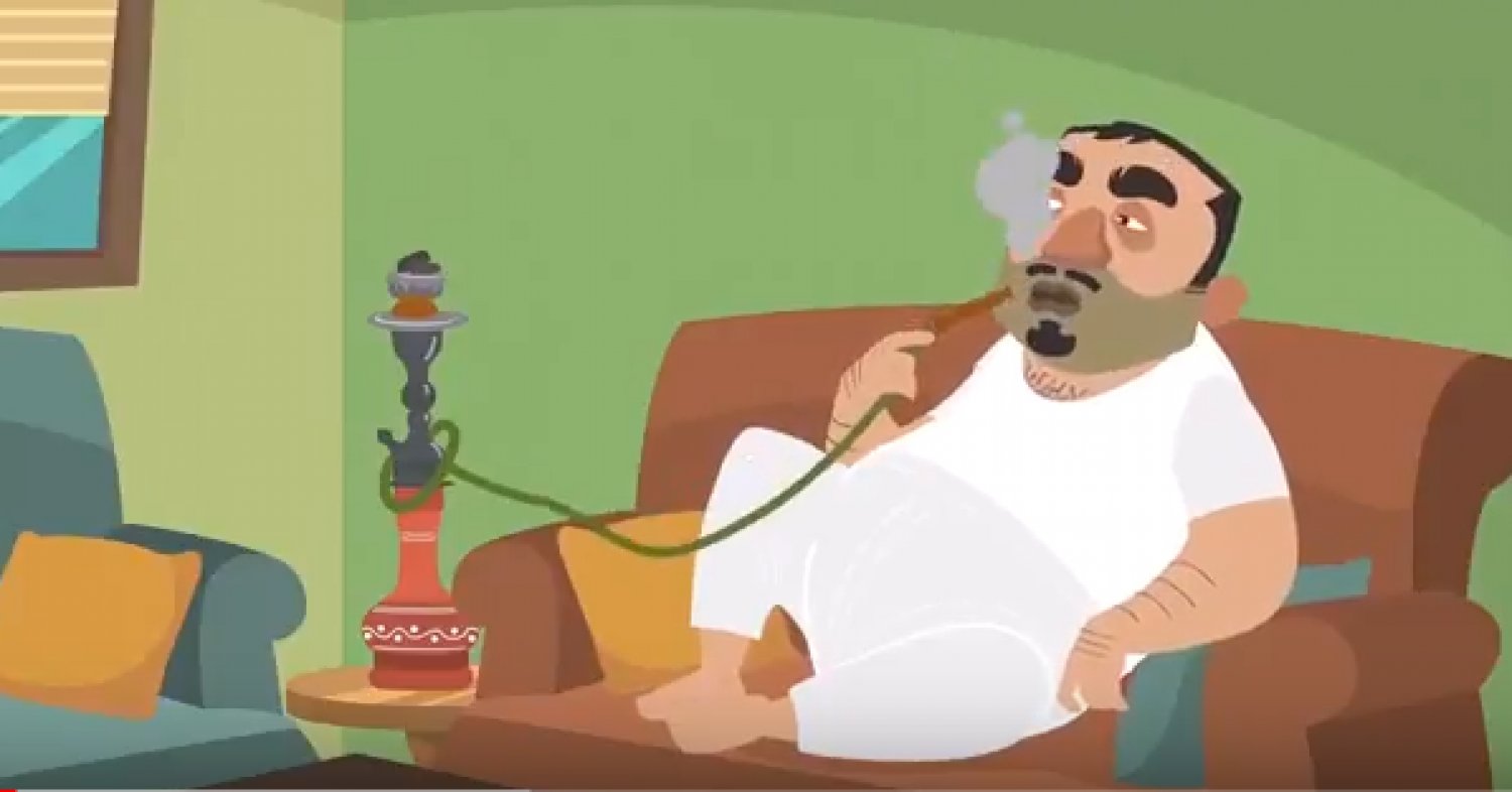 فيديو يدفعك للتوقف عن الشيشة: التدخين ساعة بـ100 سيجارة!