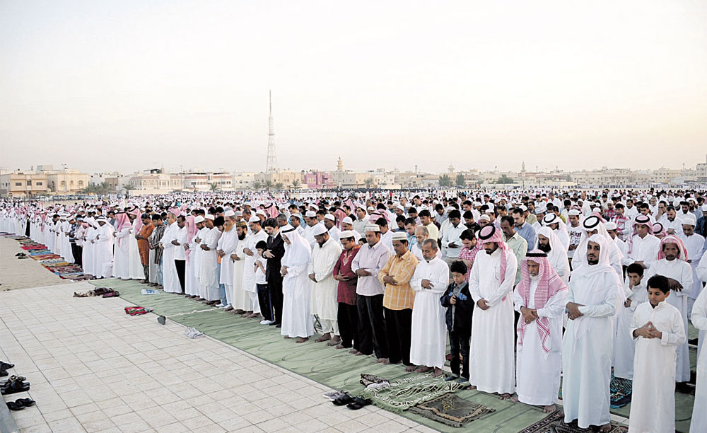 تجهيز مصليات وجوامع عيد الفطر المبارك في منطقة الحدود الشمالية