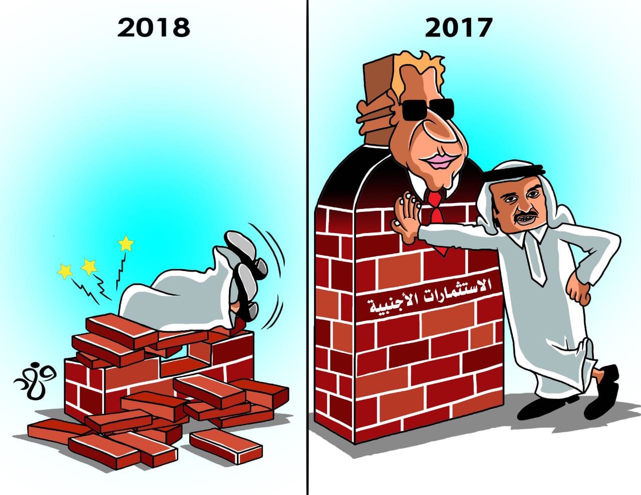 الانهيار الكبير.. 2018 عام هروب الاستثمارات من قطر