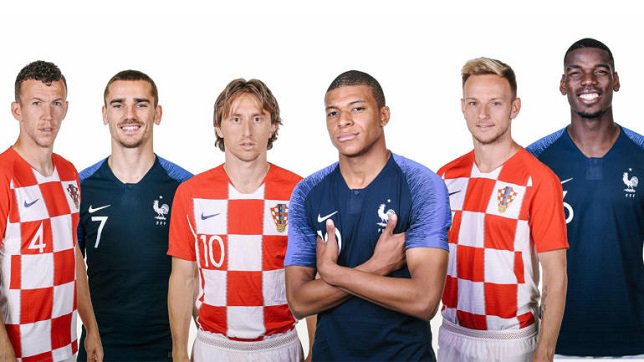 القيمة السوقية للاعبي فرنسا تبلغ ضعفَي لاعبي كرواتيا