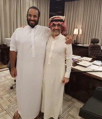 الوليد بن طلال ينشر صورة تجمعه بولي العهد: ناقشنا رؤية المملكة ومستقبل القطاع الخاص