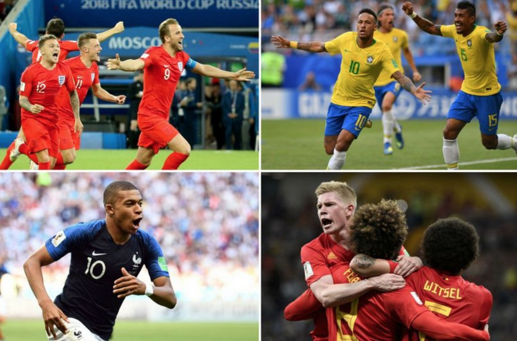 مباريات دور الثمانية كاس العالم 2018 .. ذكريات منذ عقدين تُطارد فرنسا والبرازيل