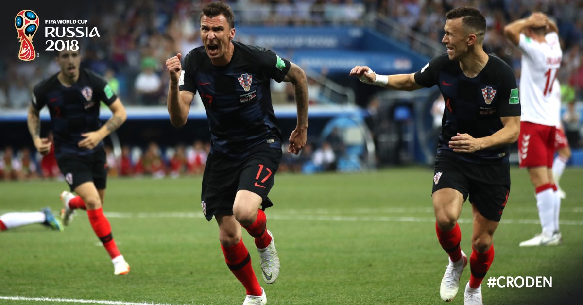 مباراة كرواتيا ضد الدنمارك تشهد أسرع تعادل بنهائيات كأس العالم