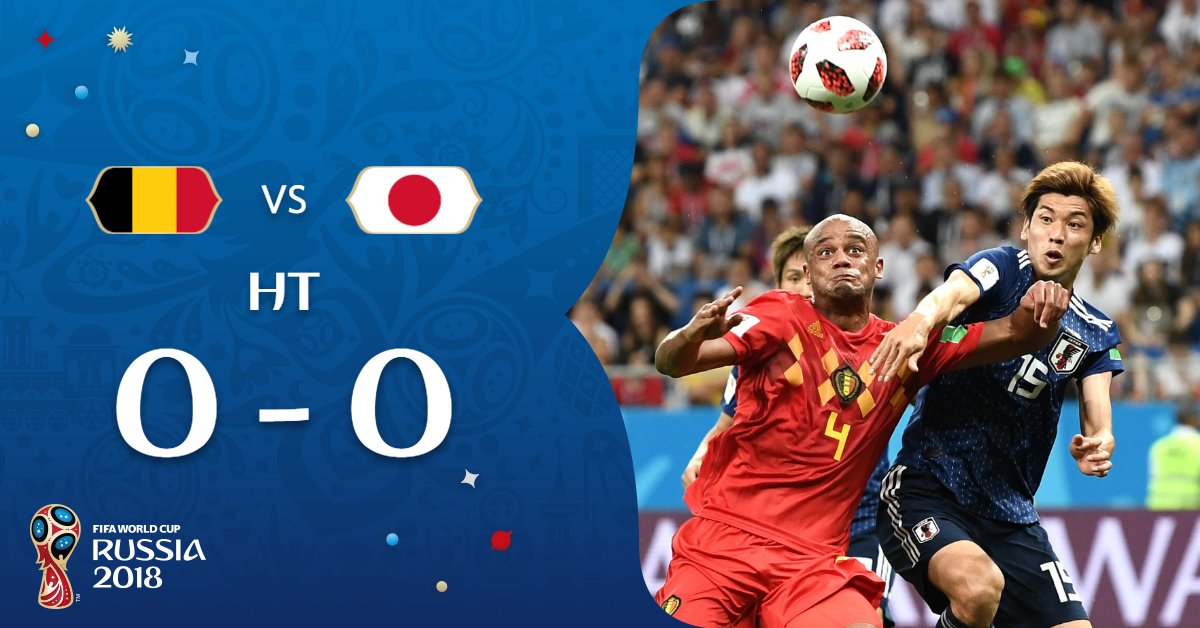 بلجيكا ضد اليابان .. التعادل السلبي يُخيم على الشوط الأول