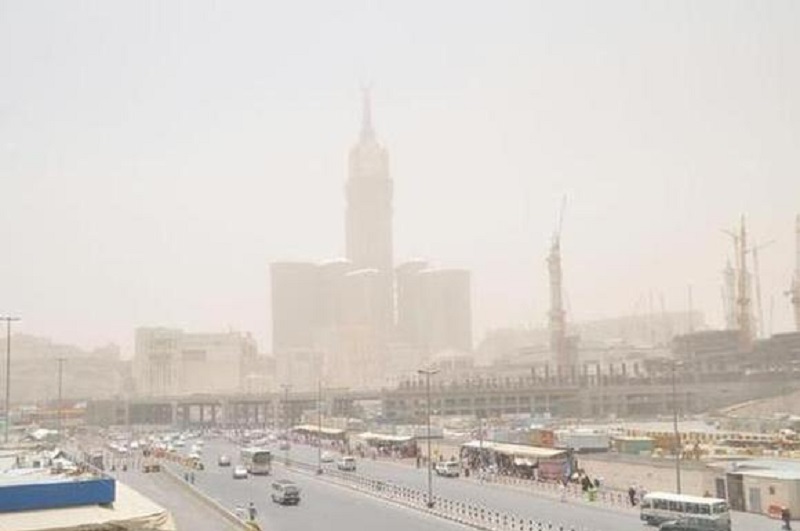 حالة الطقس اليوم : غير مستقر وأتربة وغبار على منطقة مكة المكرمة