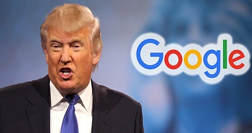 شاهد.. ترامب يهاجم جوجل بالدليل