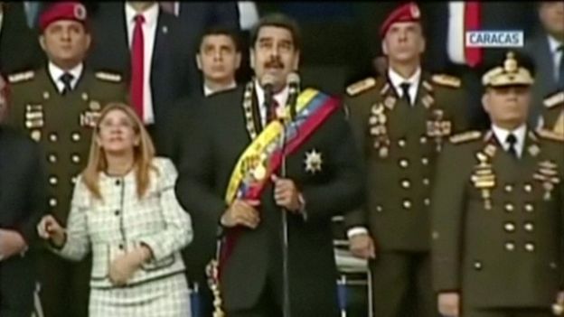 تفاصيل محاولة اغتيال الرئيس الفنزويلي.. تمرد وطائرات مسيرة