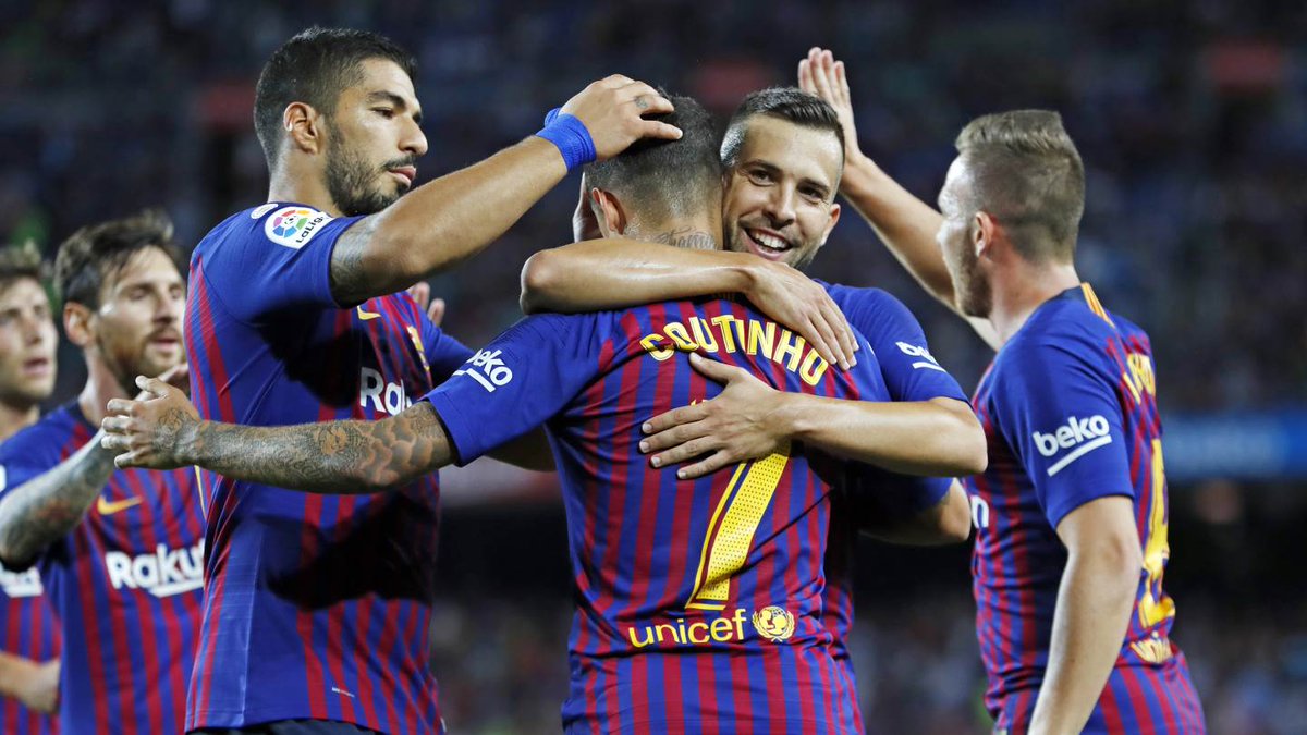 Barcelona يتوهج.. وميسي وكوتينيو الأبرز