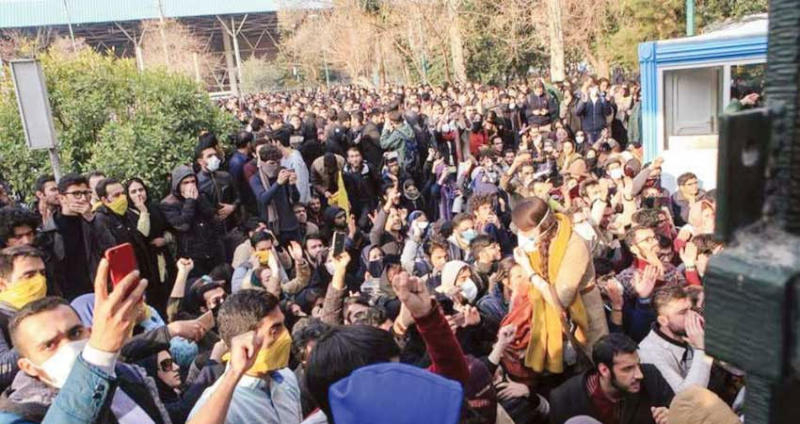 تظاهرات في إيران ضد نفقات الحرس الثوري