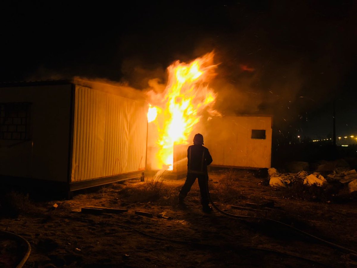 بالصور.. حريقان في نجران وأبها بدون إصابات والمدني يُخلي 7 أشخاص - المواطن