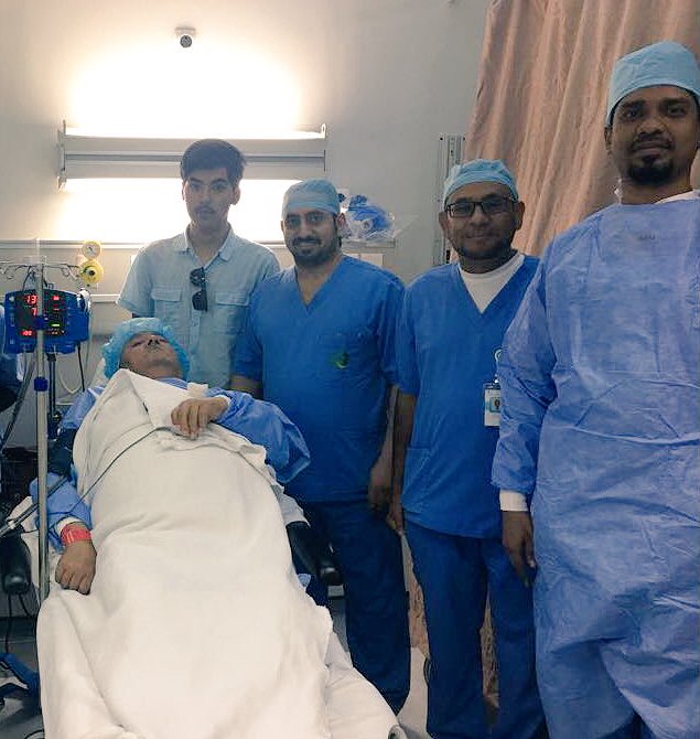 نظر الحاج طالب عاد من جديد بعد جراحة ناجحة في مكة