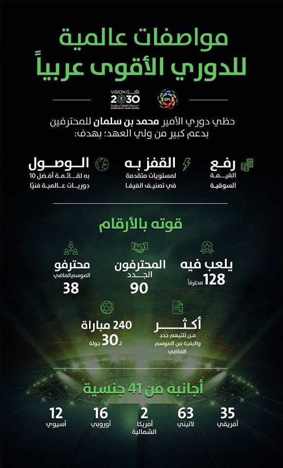 دوري محمد بن سلمان للمحترفين .. مواصفات عالمية للدوري الأقوى عربيًا