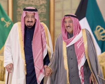 قيادة الكويت تهنئ خادم الحرمين بمناسبة اليوم الوطني