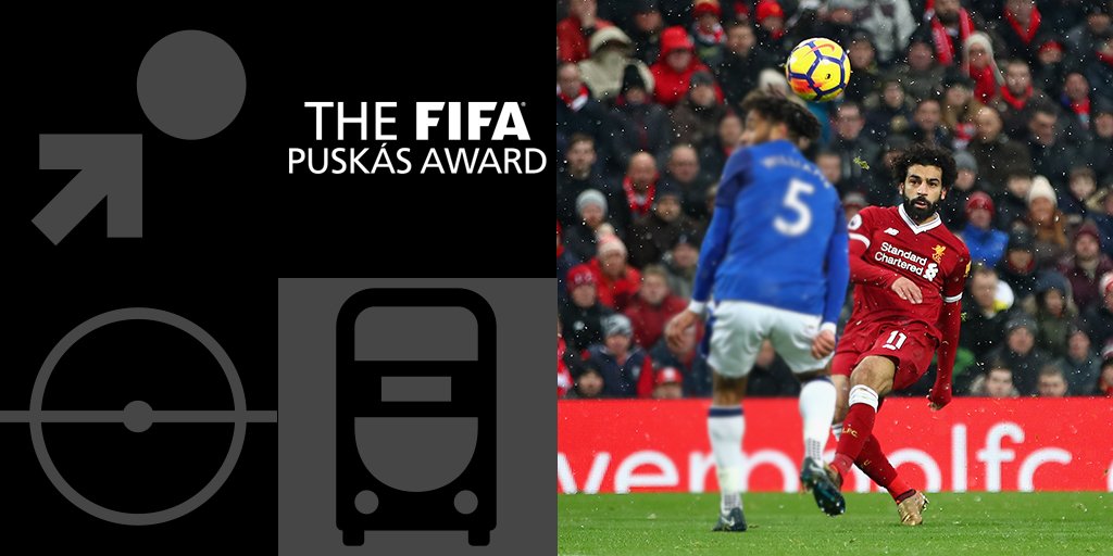 رسميًّا .. محمد صلاح يحصد جائزة Puskas كأفضل هدف في 2018