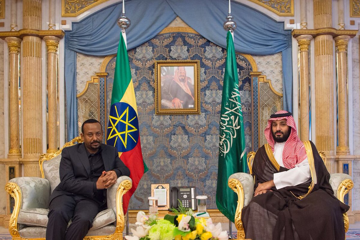 شاهد.. ولي العهد يبحث تطوير التعاون الثنائي مع رئيس وزراء إثيوبيا