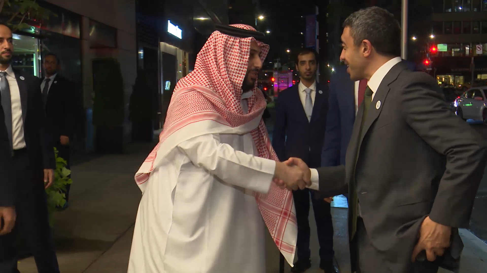 بعد زيارته في نيويورك.. آل الشيخ يشكر وزير الخارجية الإماراتي