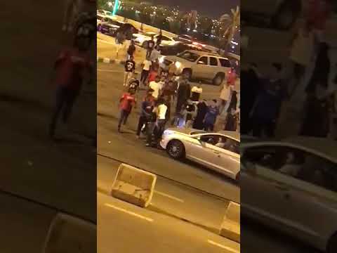 فيديو مستهجن .. مضاربة جماعية بين شباب وفتيات بمنتزه في محايل