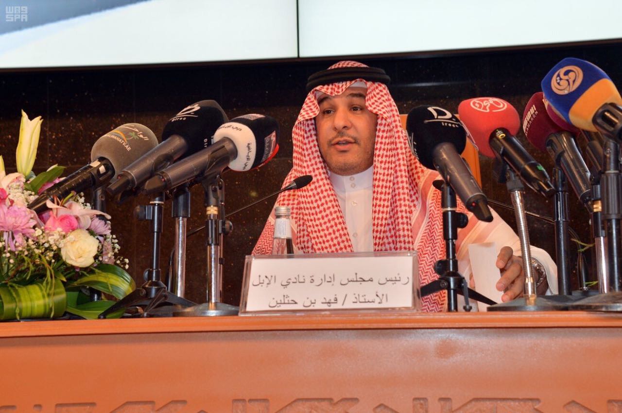 فهد بن حثلين: الإعلان عن موعد مهرجان الملك عبدالعزيز للإبل غداً