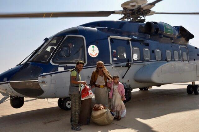 طيران الأمن يواصل الجهود الإغاثية لمساعدة متضرري إعصار لبان