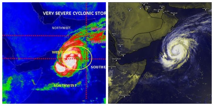 الأرصاد تحذر: العاصفة المدارية لبان تتحول إلى إعصار في بحر العرب