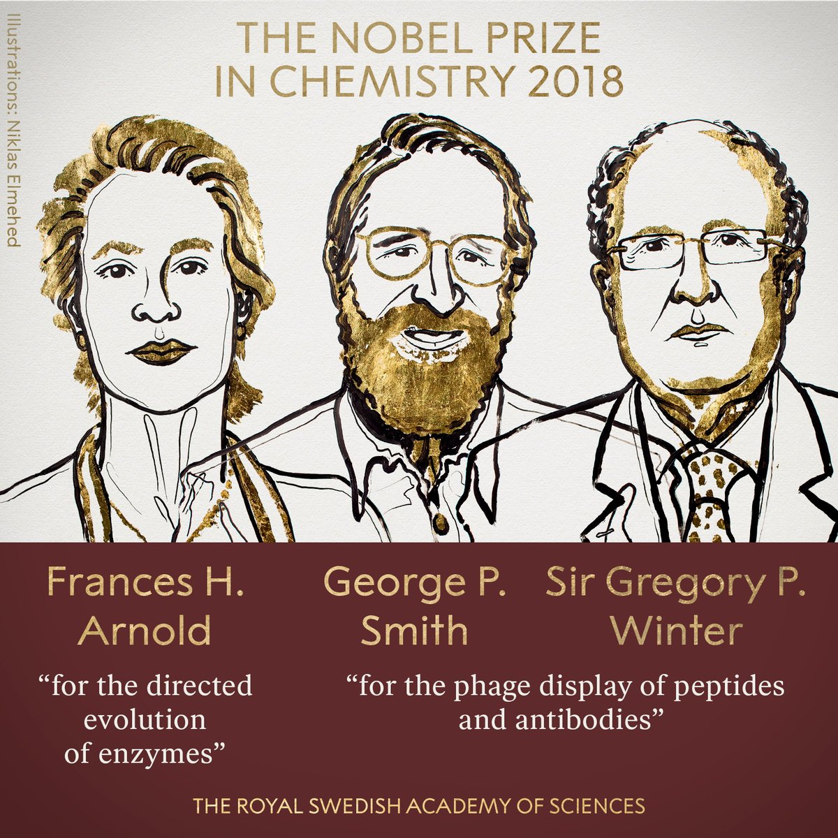 أمريكيان وبريطاني يحصدون نوبل للكيمياء