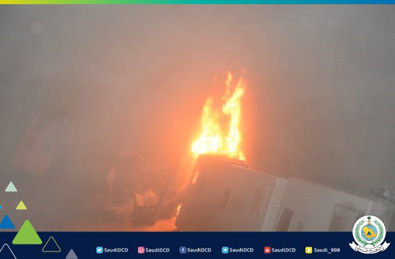 صور.. حريقان في جدة وبقيق والمتهم الكهرباء
