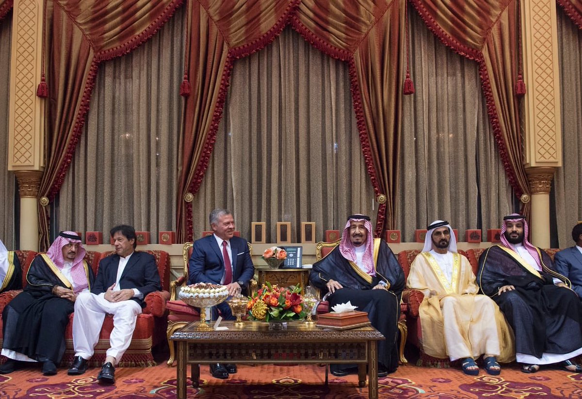 الملك يستقبل عاهل الأردن ومحمد بن راشد ورئيسي وزراء باكستان وإثيوبيا