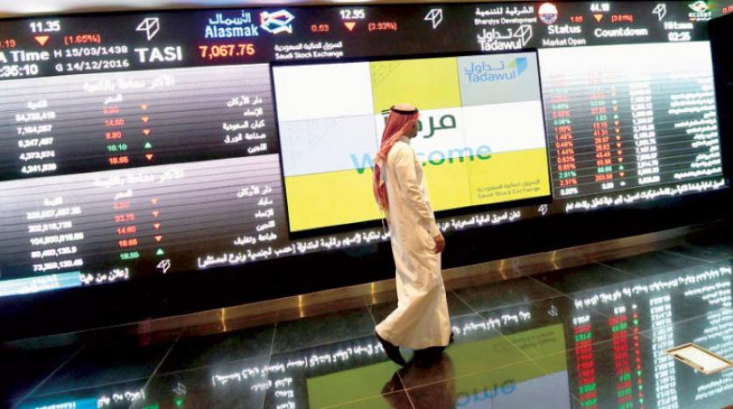 مؤشر الأسهم السعودية يرتفع 42.55 نقطة