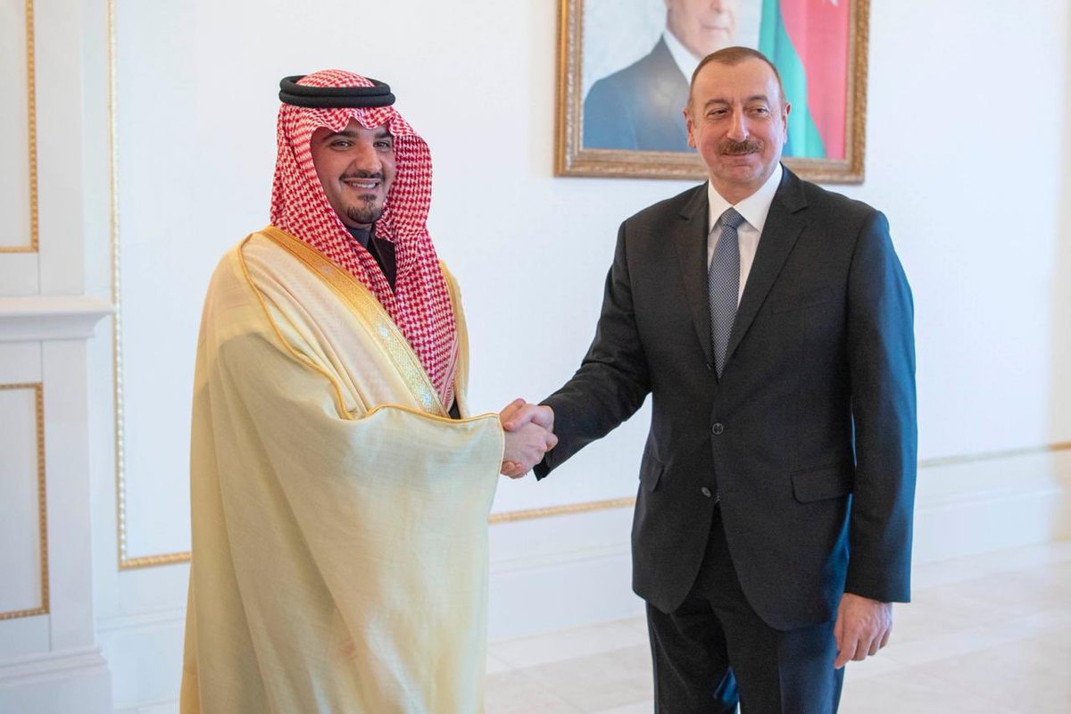 رئيس أذربيجان يستقبل وزير الداخلية ويبحث معه العلاقات الثنائية