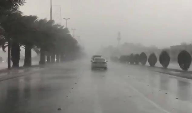 رياح وأمطار رعدية على المدينة المنورة حتى السابعة 