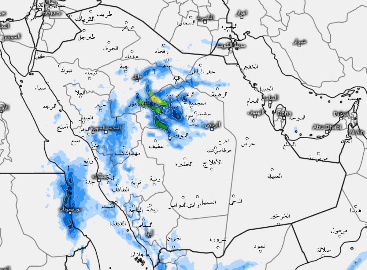 حالة مطرية جديدة.. ضعيفة اليوم وتشتد غدًا والذروة الجمعة