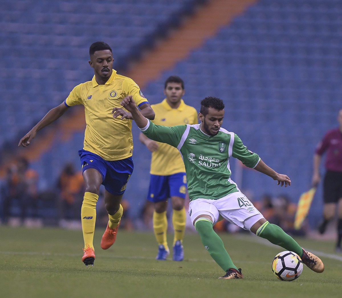 النصر والاهلي .. متكافئان في الدوري