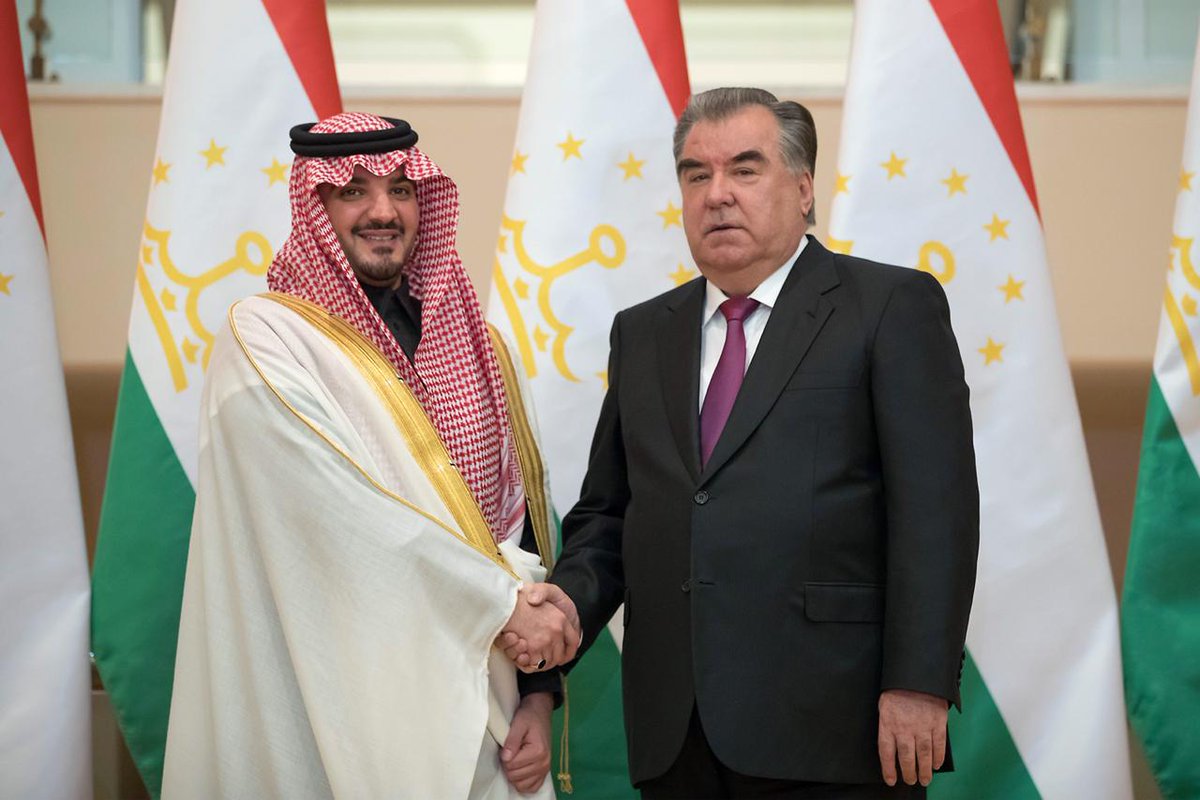 رئيس طاجيكستان يستقبل وزير الداخلية ويستعرض معه العلاقات الثنائية