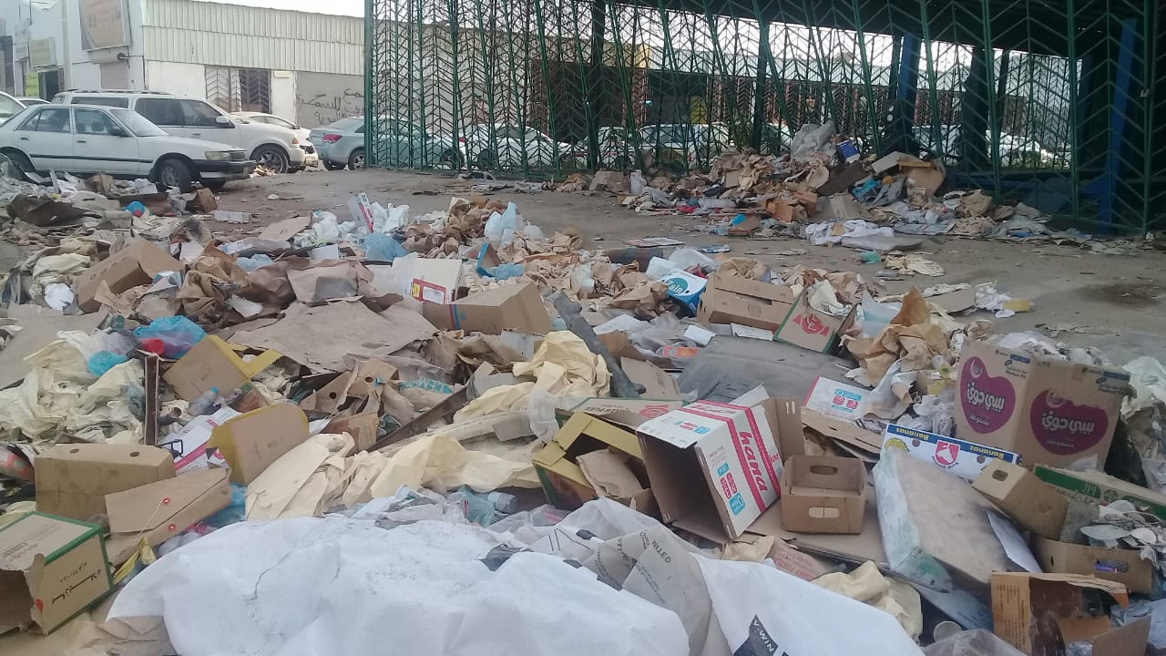 صور.. النفايات تشوه شوارع صناعية جازان