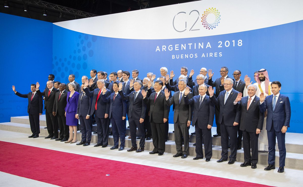 قمة مجموعة العشرين .. اتفاق على نظام التجارة وخلاف على اتفاقية المناخ