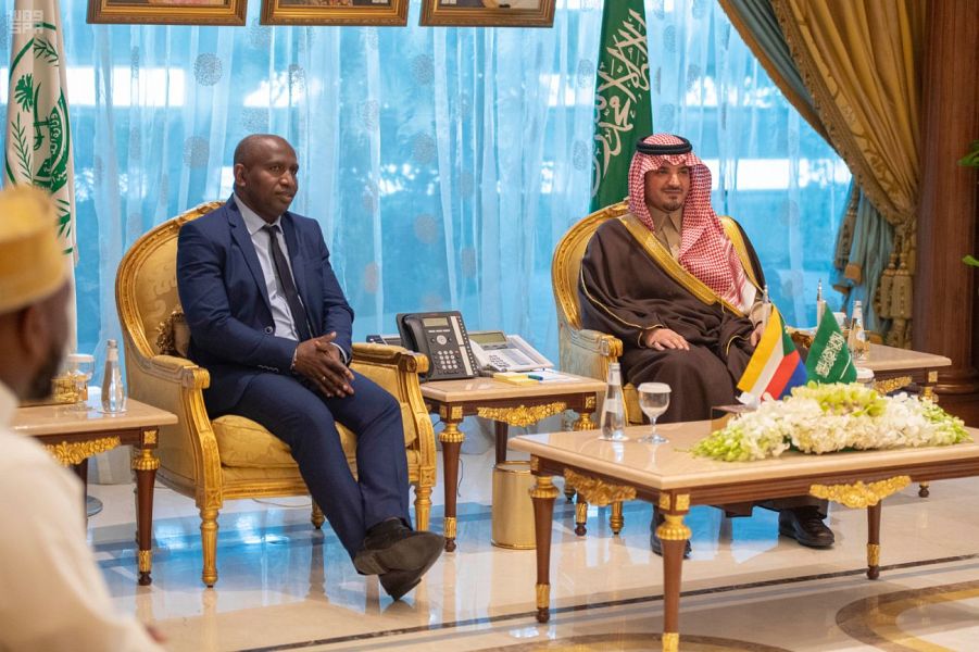 وزير الداخلية يبحث تعزيز التعاون مع وزير الداخلية والإعلام في جزر القمر