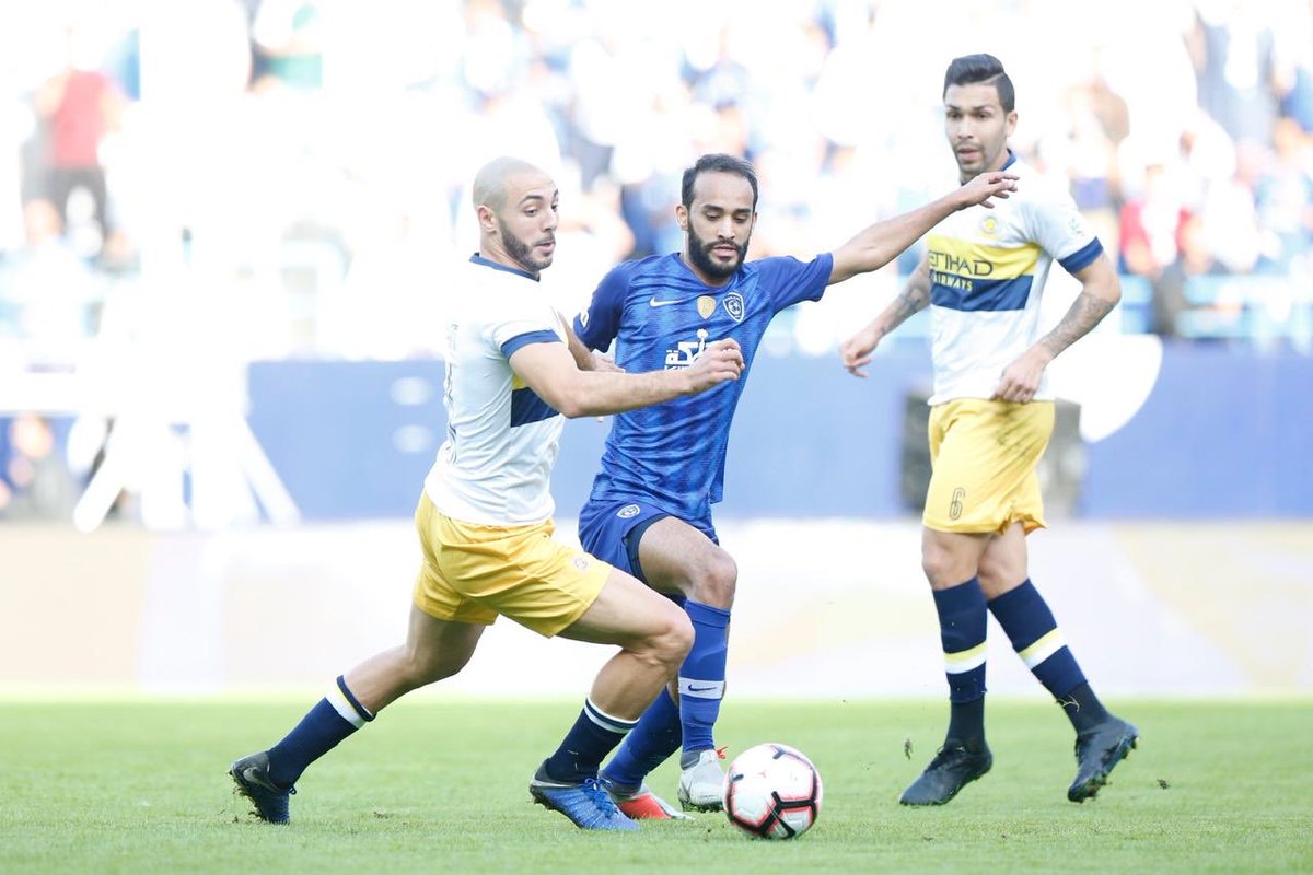 الشوط الأول .. #الهلال يُلهب أجواء الديربي بثنائية في شباك #النصر