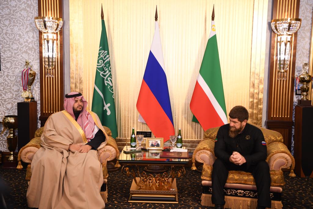 تركي بن محمد بن فهد في الشيشان لاستعراض العلاقات مع الرئيس قديروف