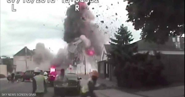 فيديو.. انفجار هائل يهز مدينة أميركية.. لحظات من الرعب