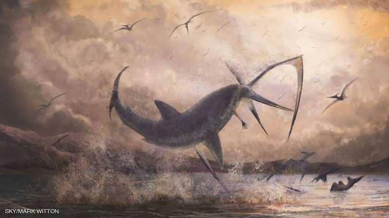 قبل 85 مليون سنة.. القرش الخارق يمزق رقبة الديناصور الطائر!