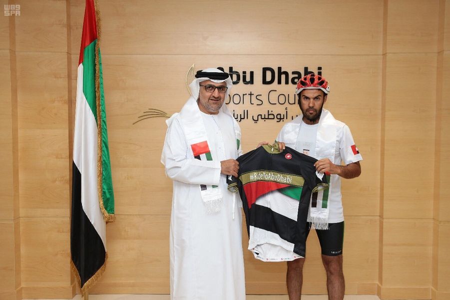 الرحالة اليحيا يصل أبوظبي دعماً للأخضر في كأس آسيا الإمارات 2019 