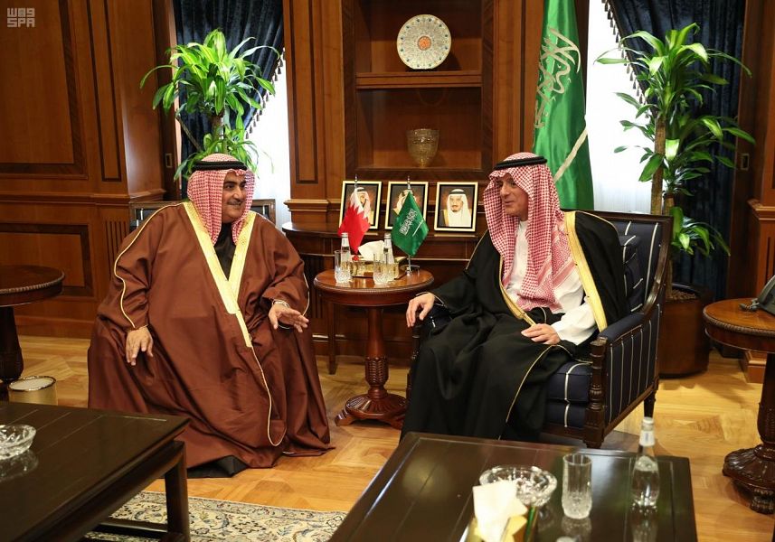 الجبير يبحث تعزيز التعاون المشترك مع وزير خارجية البحرين