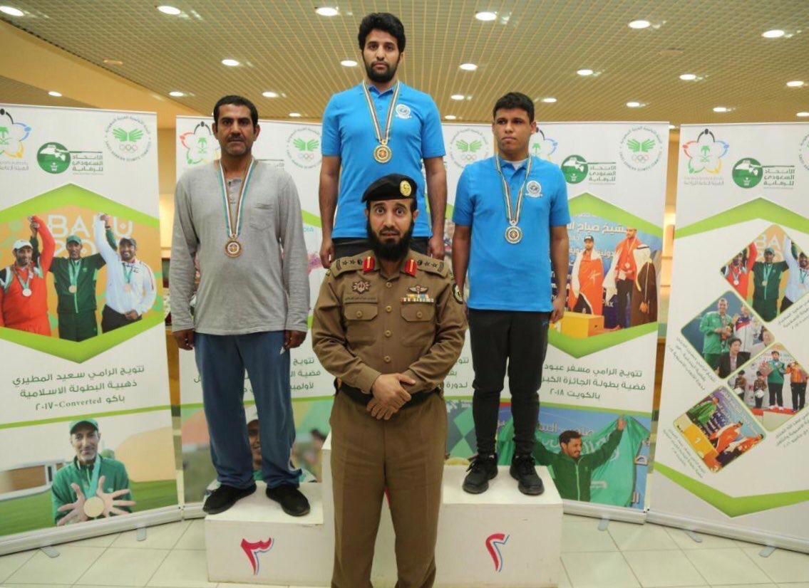 رماة الحرس الوطني يحققون المراكز الأولى في بطولة الاتحاد السعودي