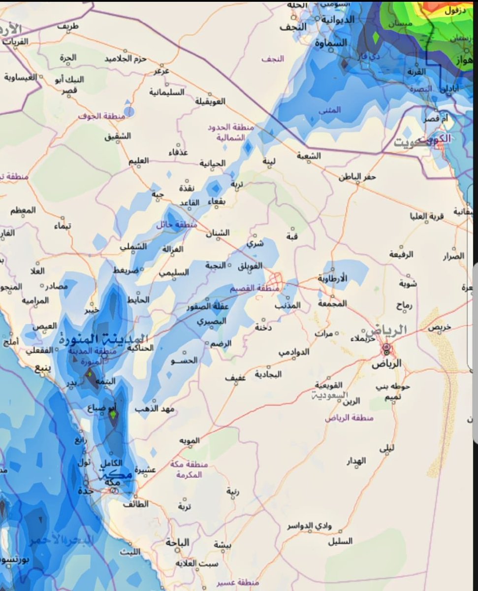 أمطار على هذه المناطق والحصيني يكشف التفاصيل