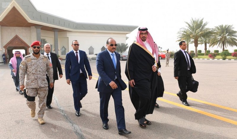 الرئيس الموريتاني يغادر المدينة المنورة بعد الصلاة في المسجد النبوي