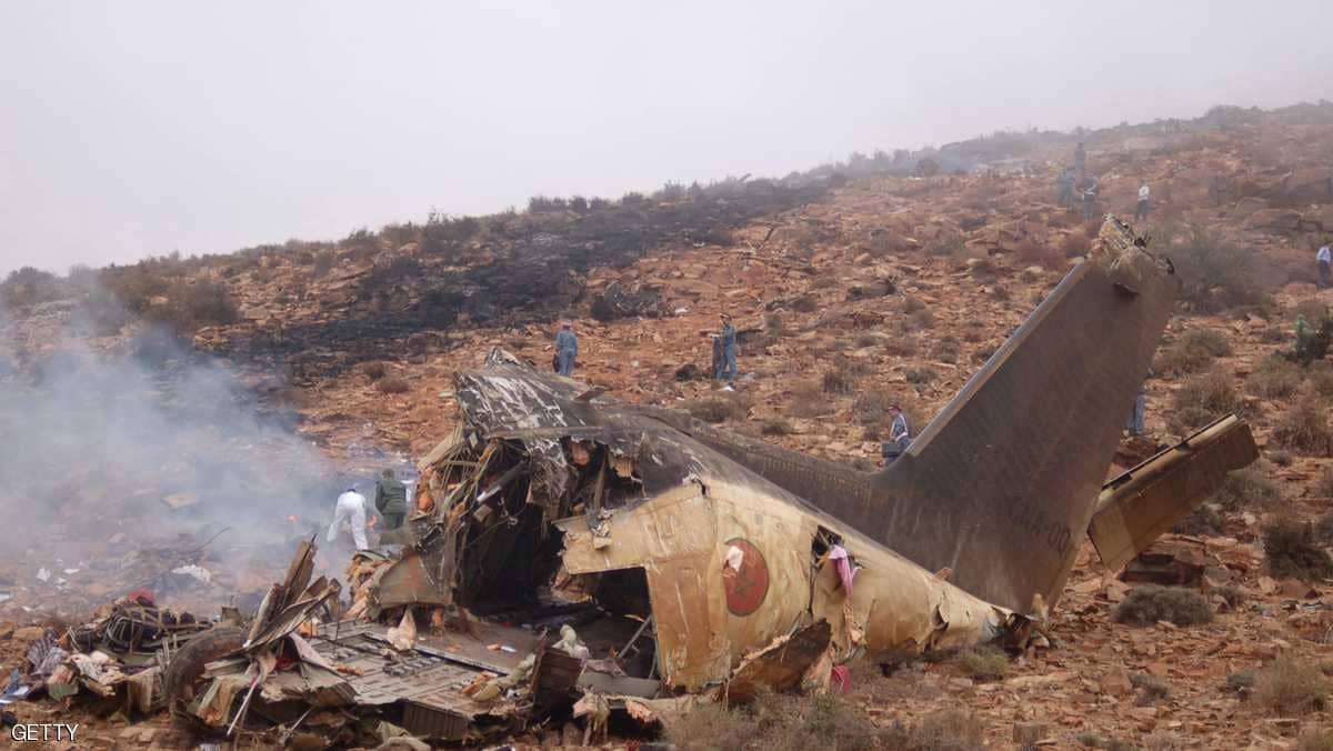 تحطم طائرة عسكرية في المغرب بدون ضحايا