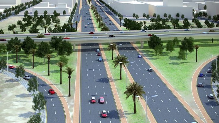 بدء تنفيذ مشروع جسر شارع صاري تقاطع طريق الملك فهد
