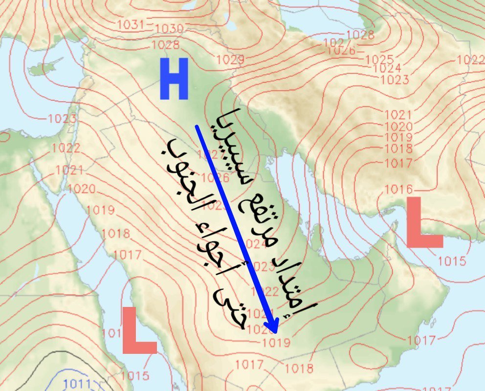 هواء بارد يستمر اليوم وهذا مساره حتى الأحد المقبل