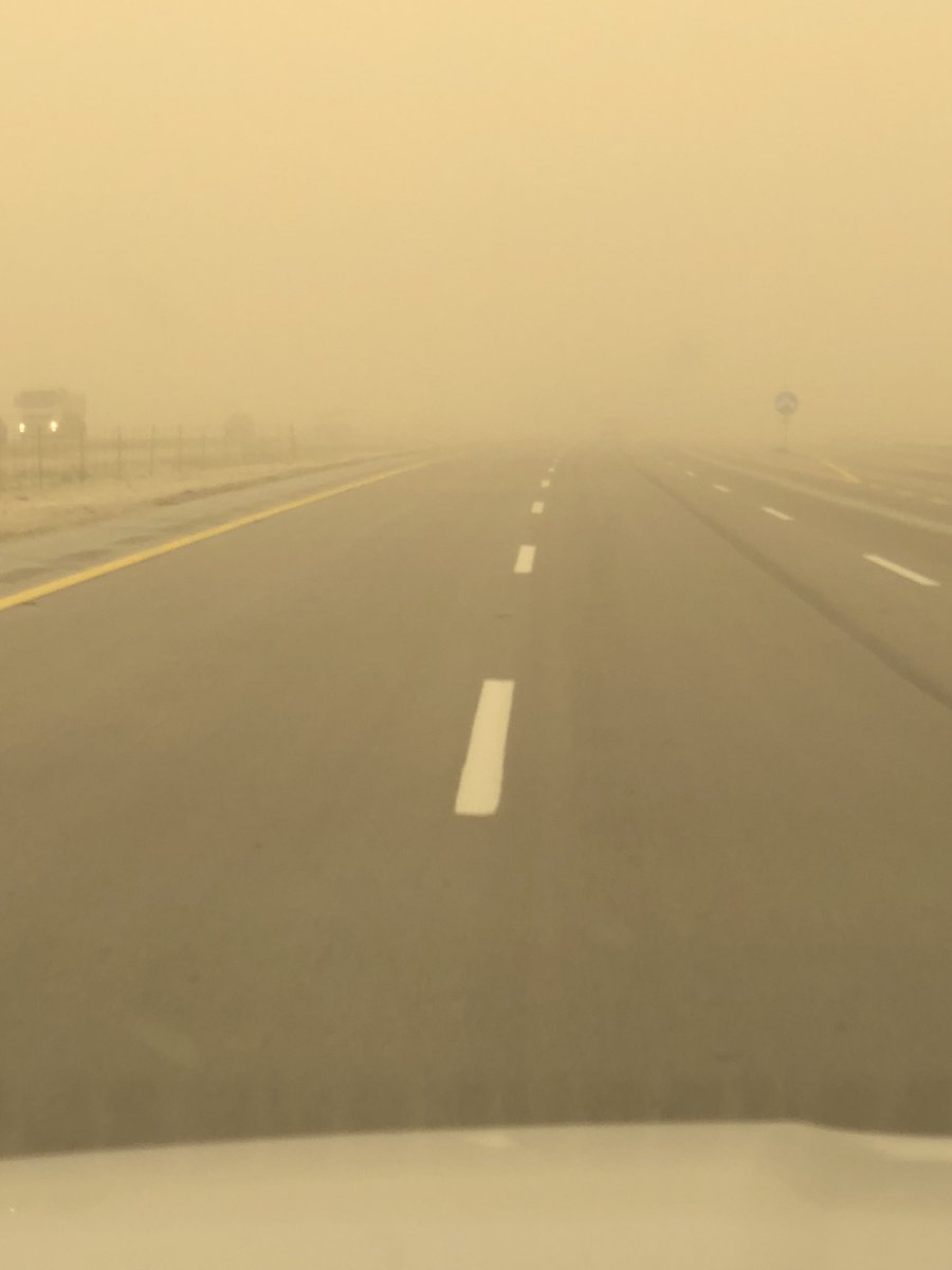 تحذير من غبار يعيق الرؤية على الرياض حتى الثامنة